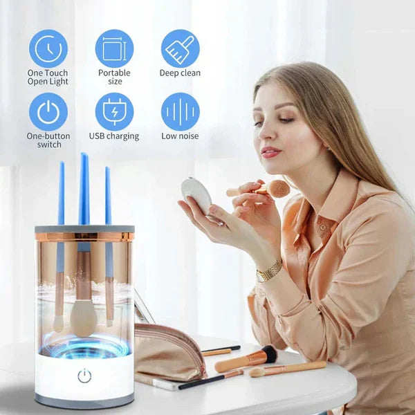 NoorAura™ Makeup Brush Cleaner – منظف فرش المكياج